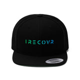 Black snapback hat