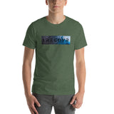 Blue Smoke Block T-Shirt