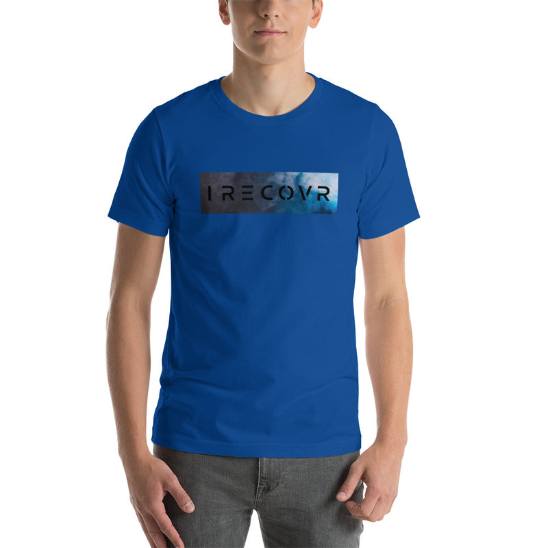 Blue Smoke Block T-Shirt